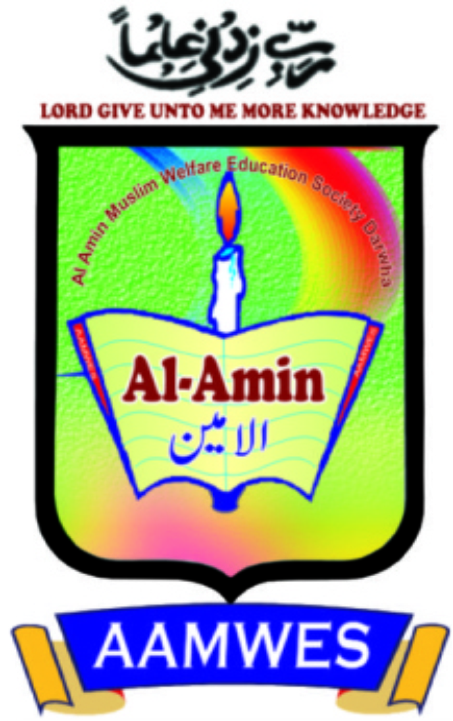 School logo on the left side